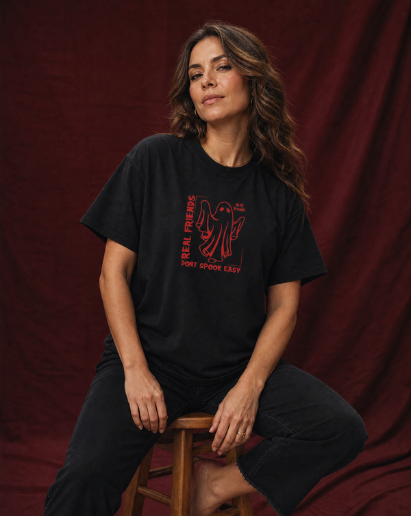 Real Friends Don't Spook Easy Essential Tee