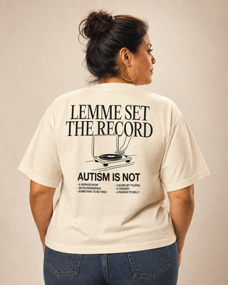 Lemme Set The Record Boxy Tee