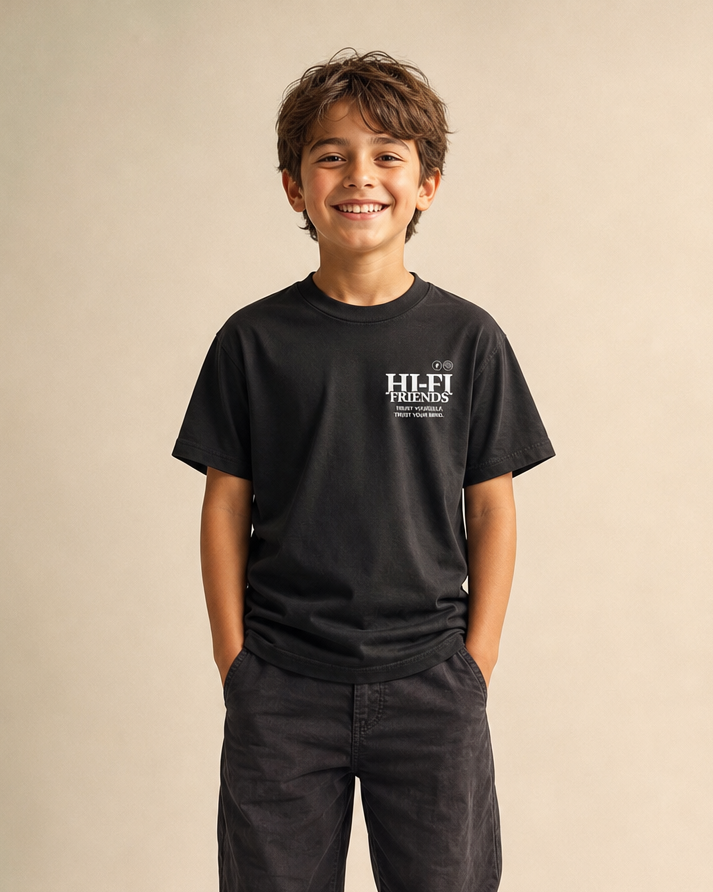 Trust Your Mind Youth Tee — Black