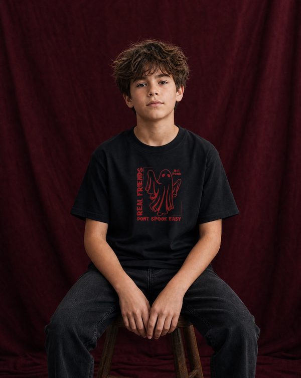 Real Friends Don't Spook Easy Youth Tee