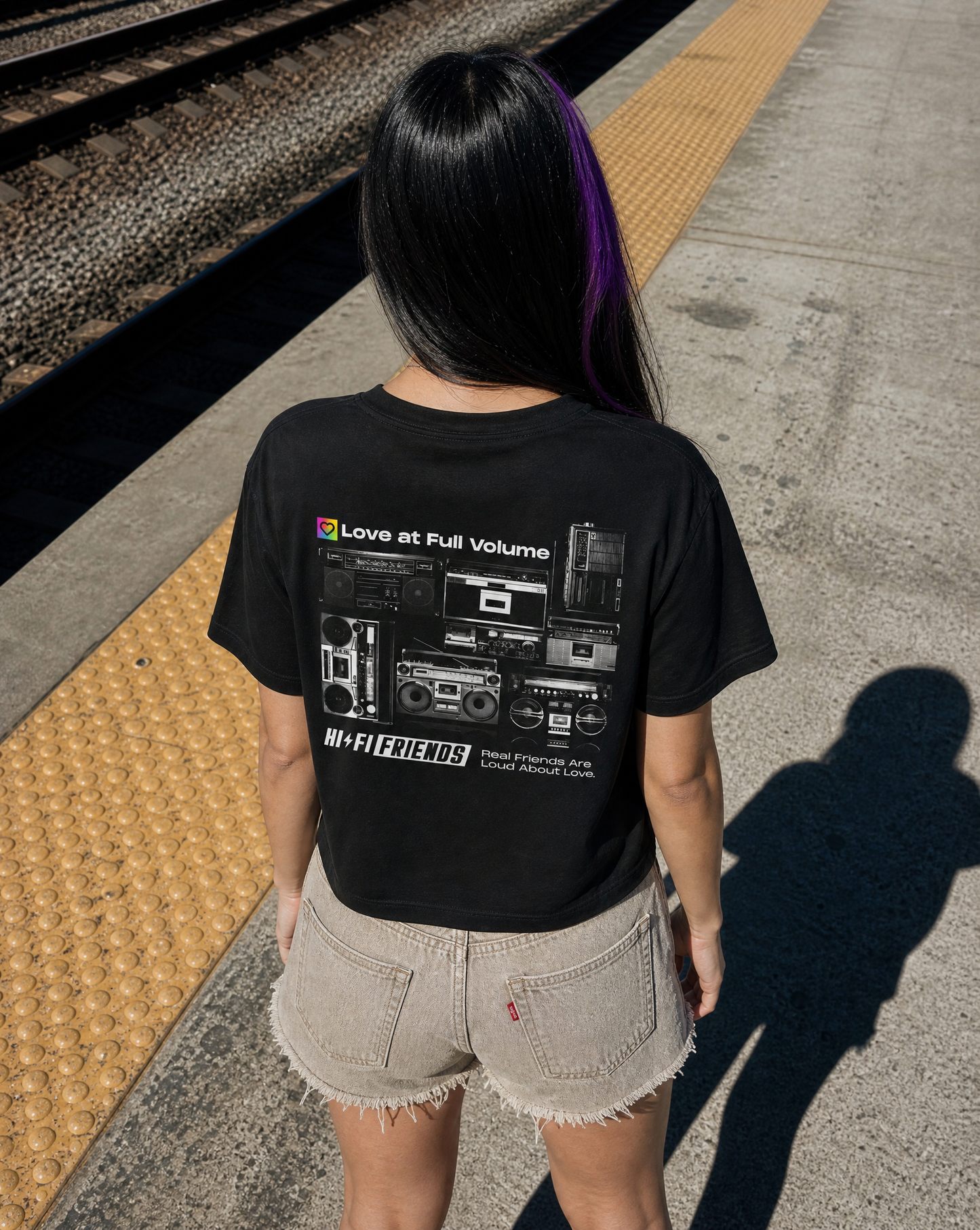 Love At Full Volume Boxy Tee