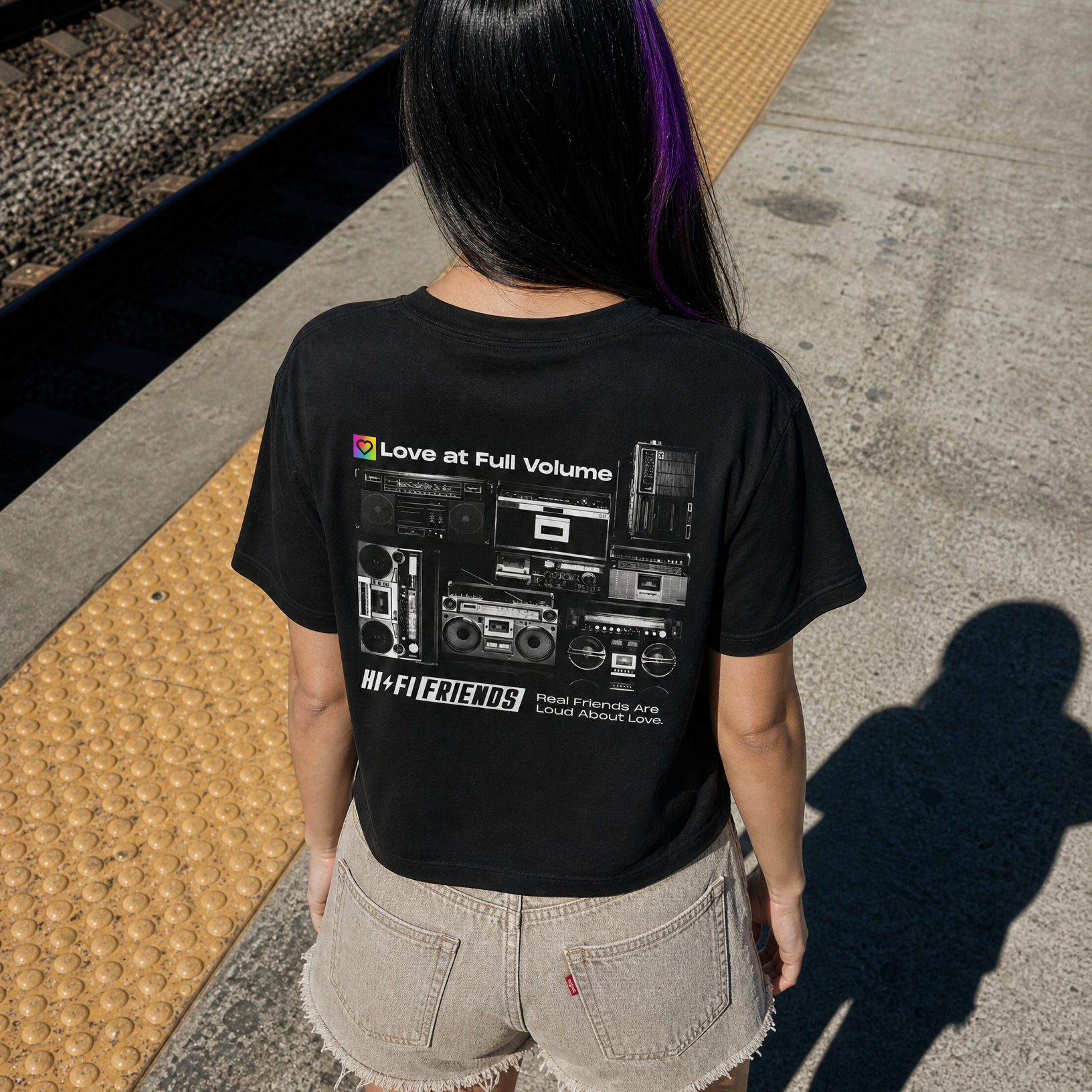 Love At Full Volume Boxy Tee