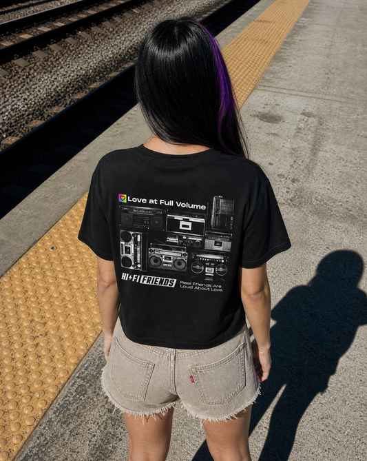 Love At Full Volume Boxy Tee