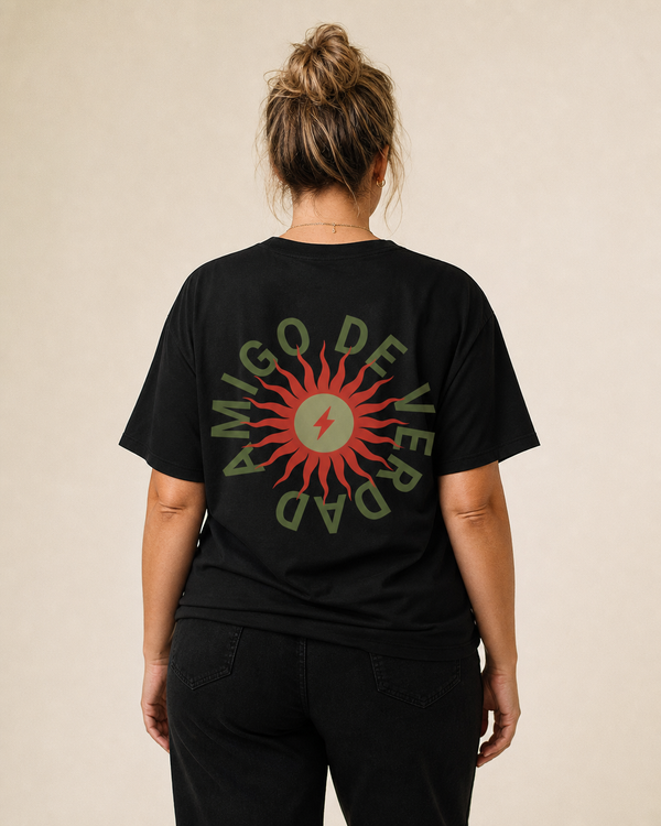Amigo De Verdad Tee — Black