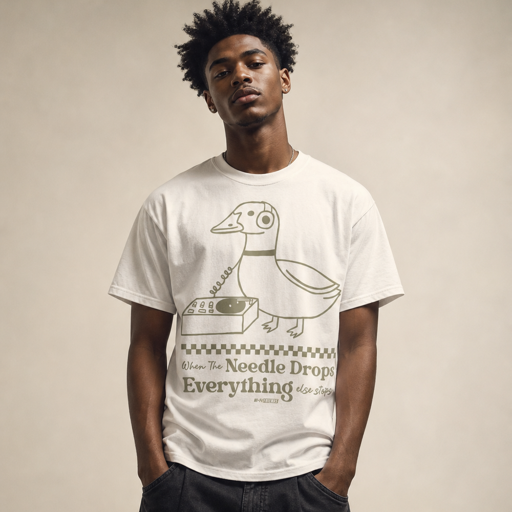 When The Needle Drops Tee
