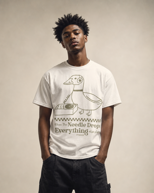 When The Needle Drops Tee