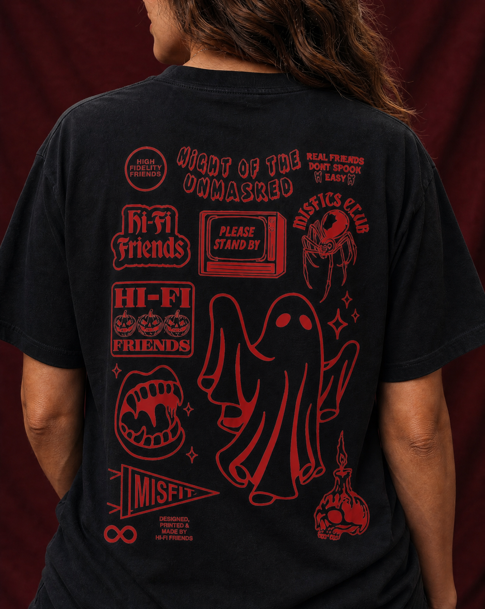 Real Friends Don't Spook Easy Essential Tee