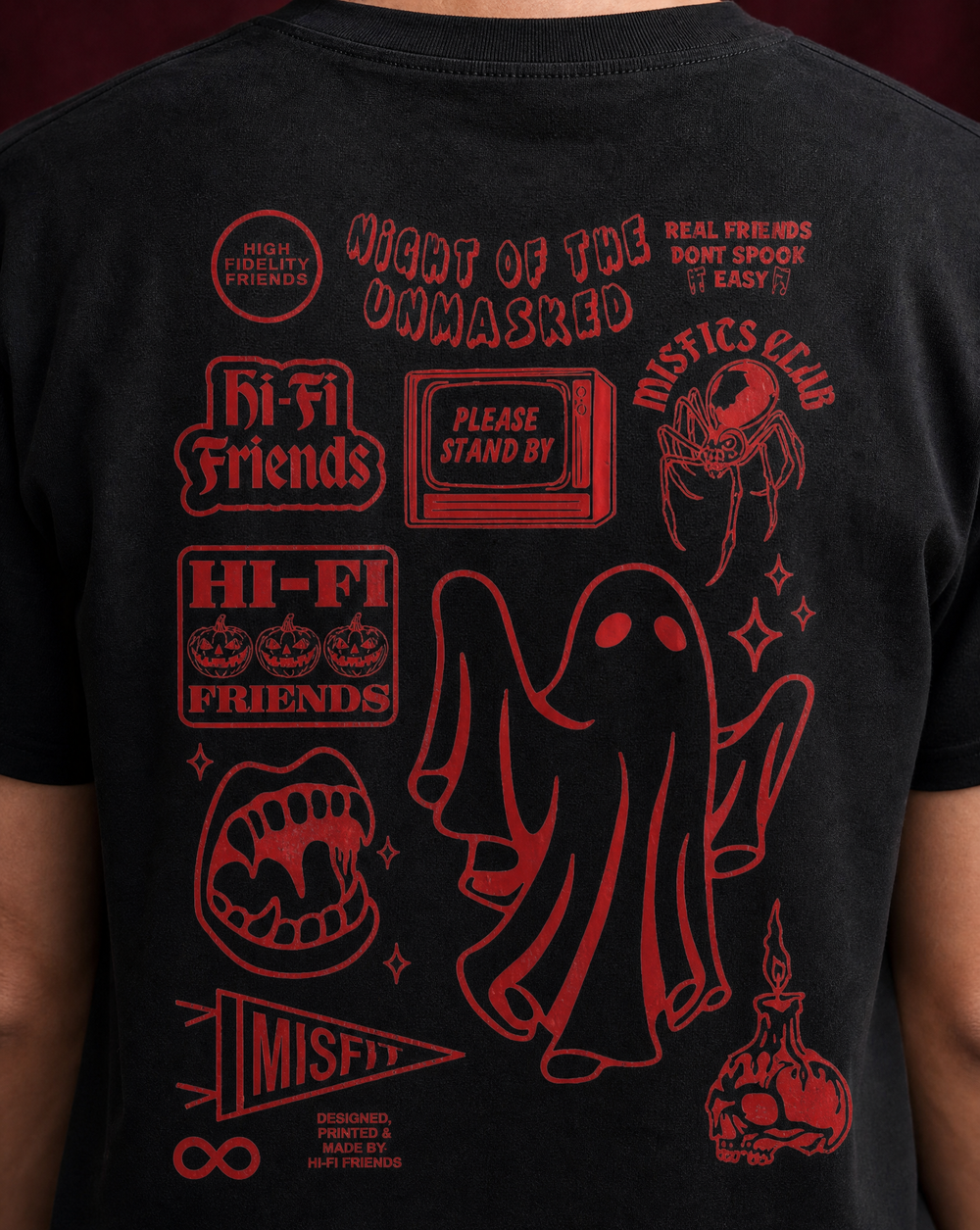Real Friends Don't Spook Easy Youth Tee