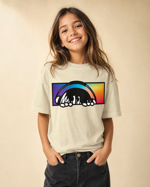 Dreamers design on a youth tee.