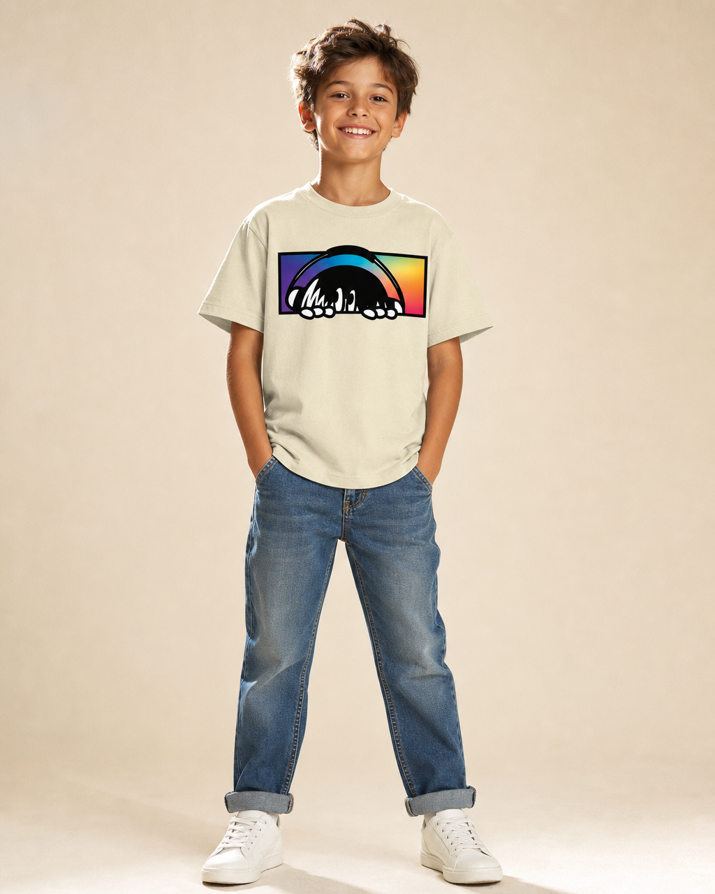 Dreamers design on a youth tee.