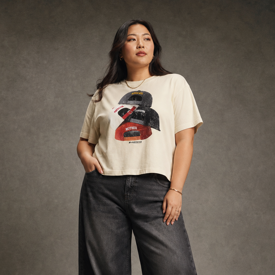 Hi-Fi Mamas: Hats Boxy Tee