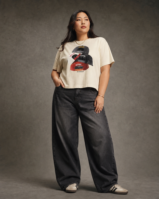 Hi-Fi Mamas: Hats Boxy Tee