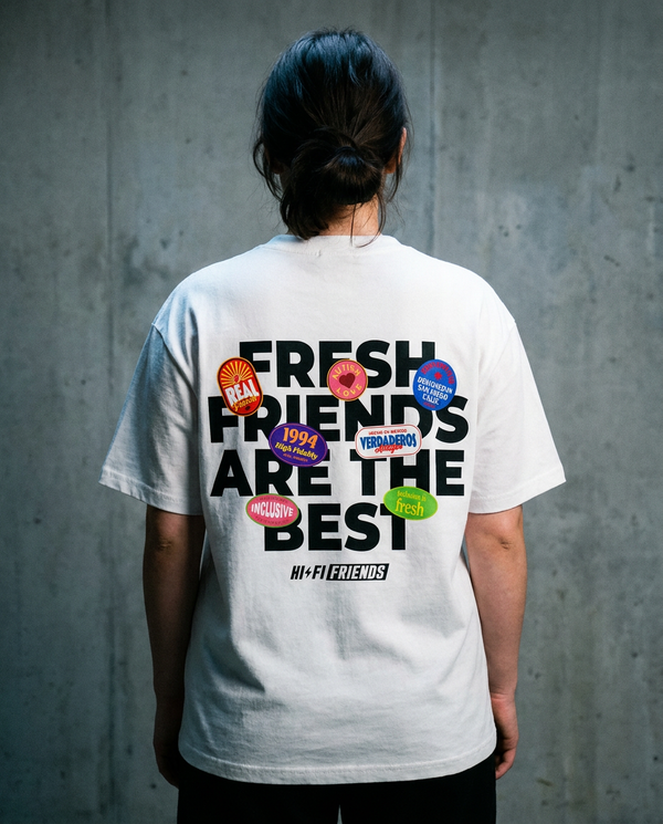 Fresh Friends are The Best Friends design on a unisex tee.