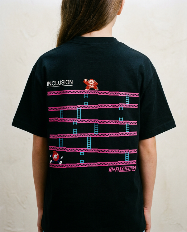 Inclusion: It's On Like design on a youth tee.