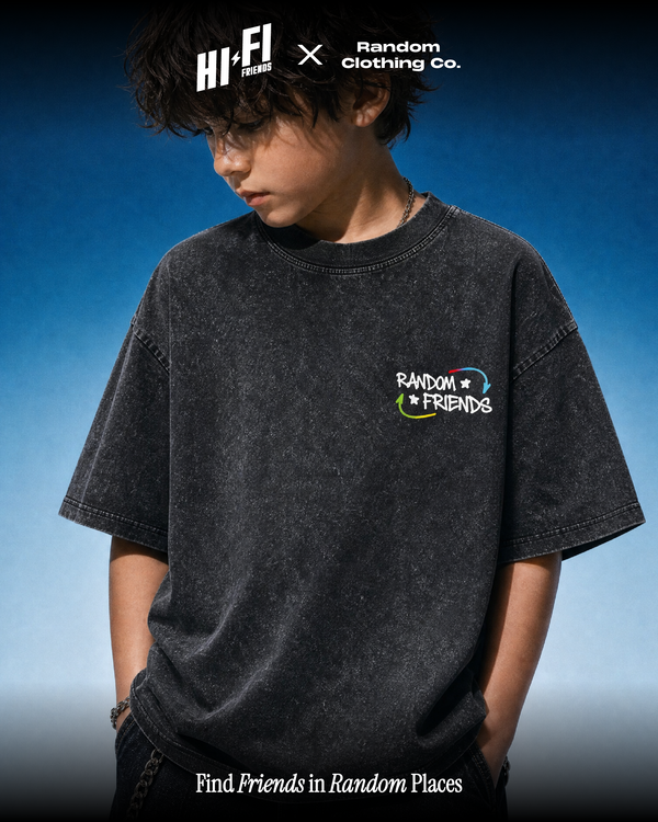 Find Friends in Random Places Youth Oversized Tee