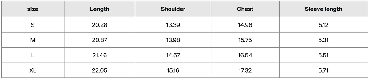 Size Guide