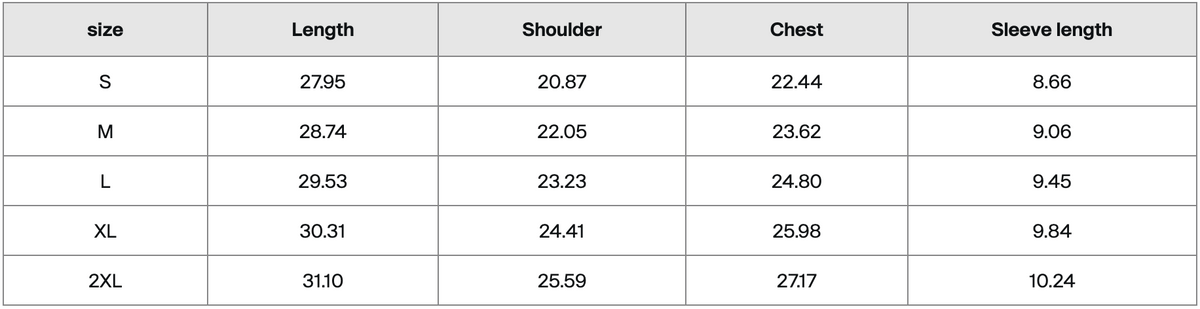Size Guide