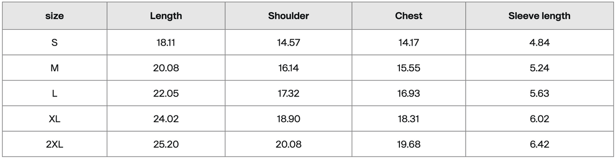 Size Guide