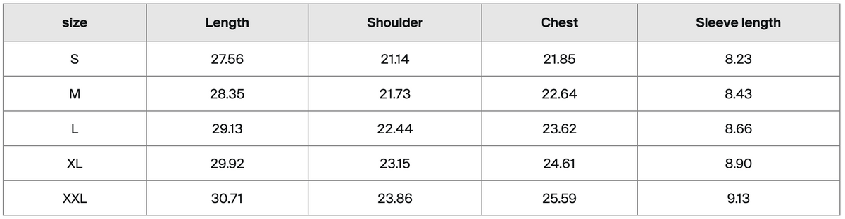 Size Guide