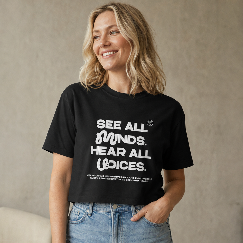 See All Minds. Hear All Voices. Boxy Tee