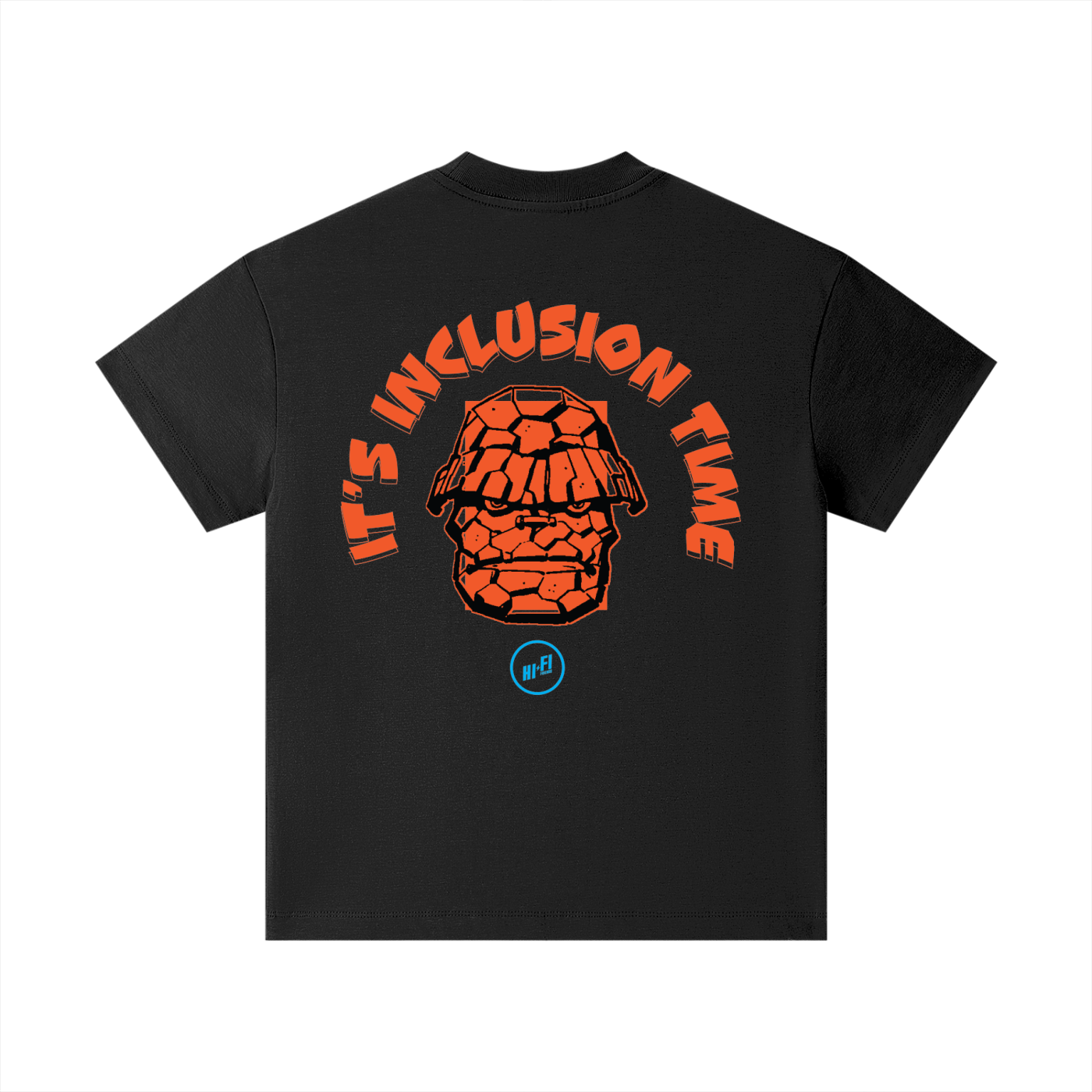It's Inclusion Time design on a youth tee.