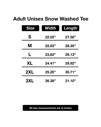 Inclusion on Repeat Stamp Outline // Unisex Snow Washed Oversized Tee