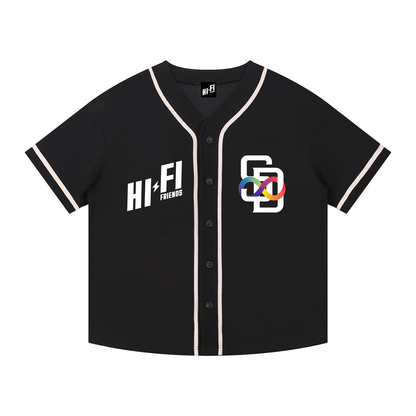 Real Friends SD Piped Button-Up Jersey