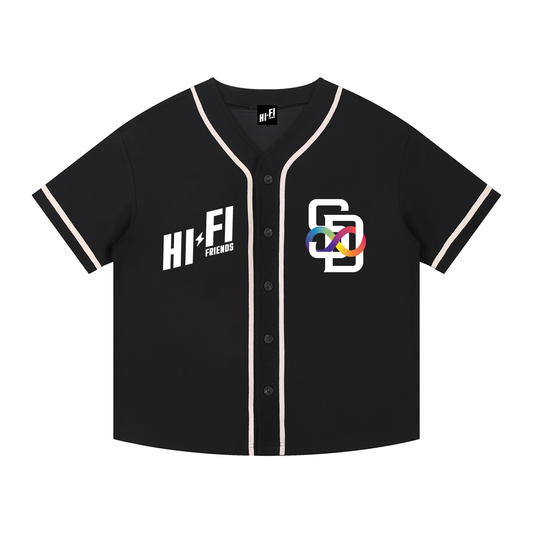 Real Friends SD Piped Button-Up Jersey
