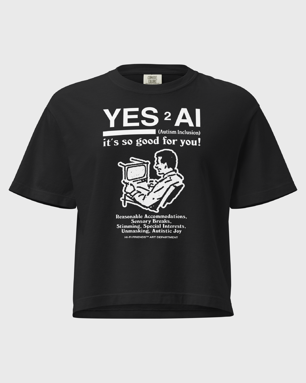 Yes 2 AI (Autism Inclusion) Women's Boxy Tee