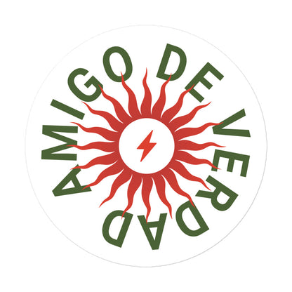 Amigo De Verdad design as a premium waterproof vinyl sticker.