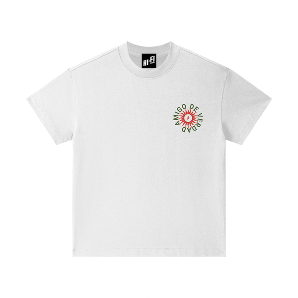 Amigo De Verdad Youth Tee — White