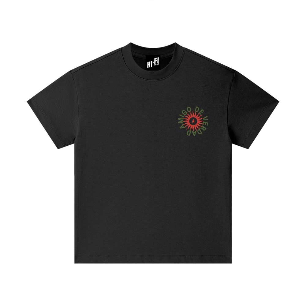 Amigo De Verdad design on a heavyweight, sensory-friendly youth tee