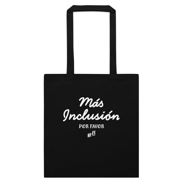 Más Inclusión Tote Bag — Black
