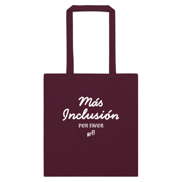 Más Inclusión Tote Bag — Burgundy