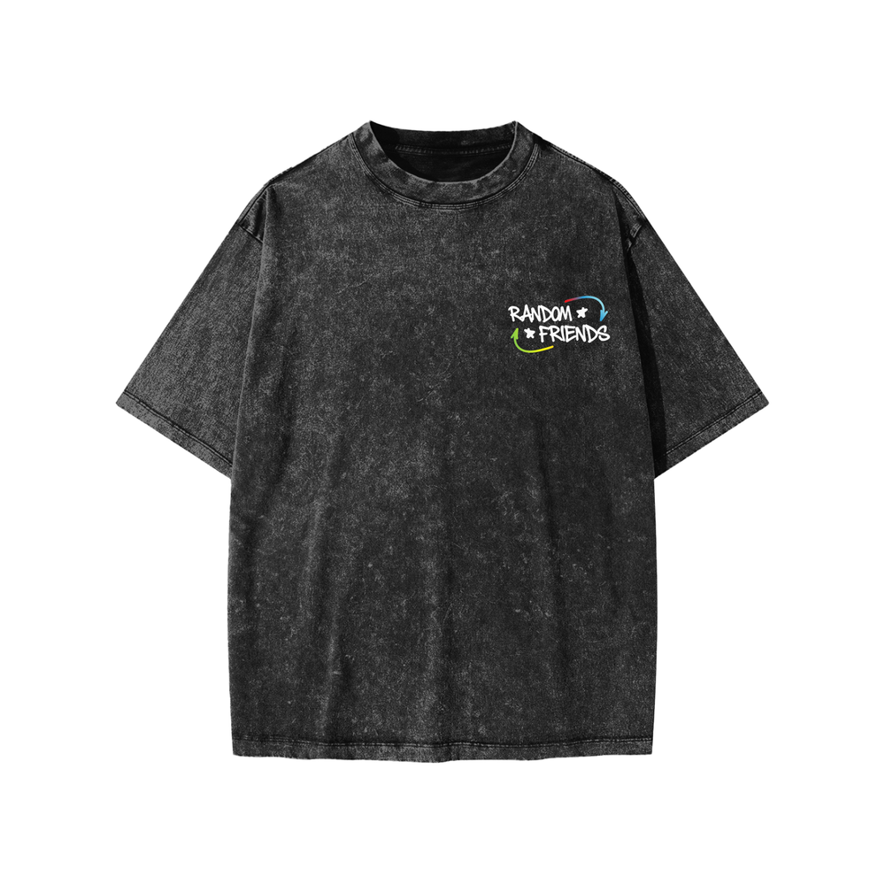Find Friends in Random Places Youth Oversized Tee
