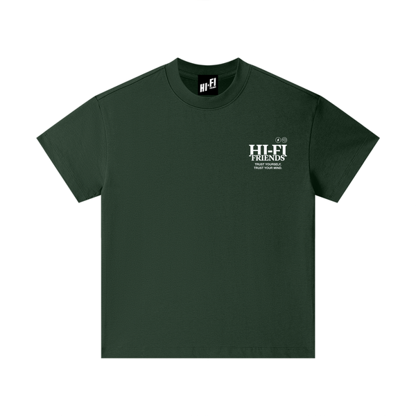 Trust Your Mind Youth Tee — Blackish Green