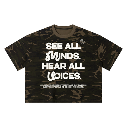 See All Minds. Unisex Boxy Tee