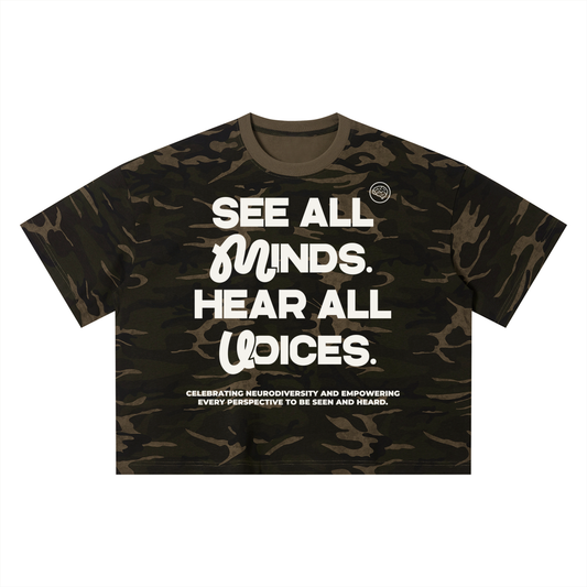 See All Minds. Unisex Boxy Tee