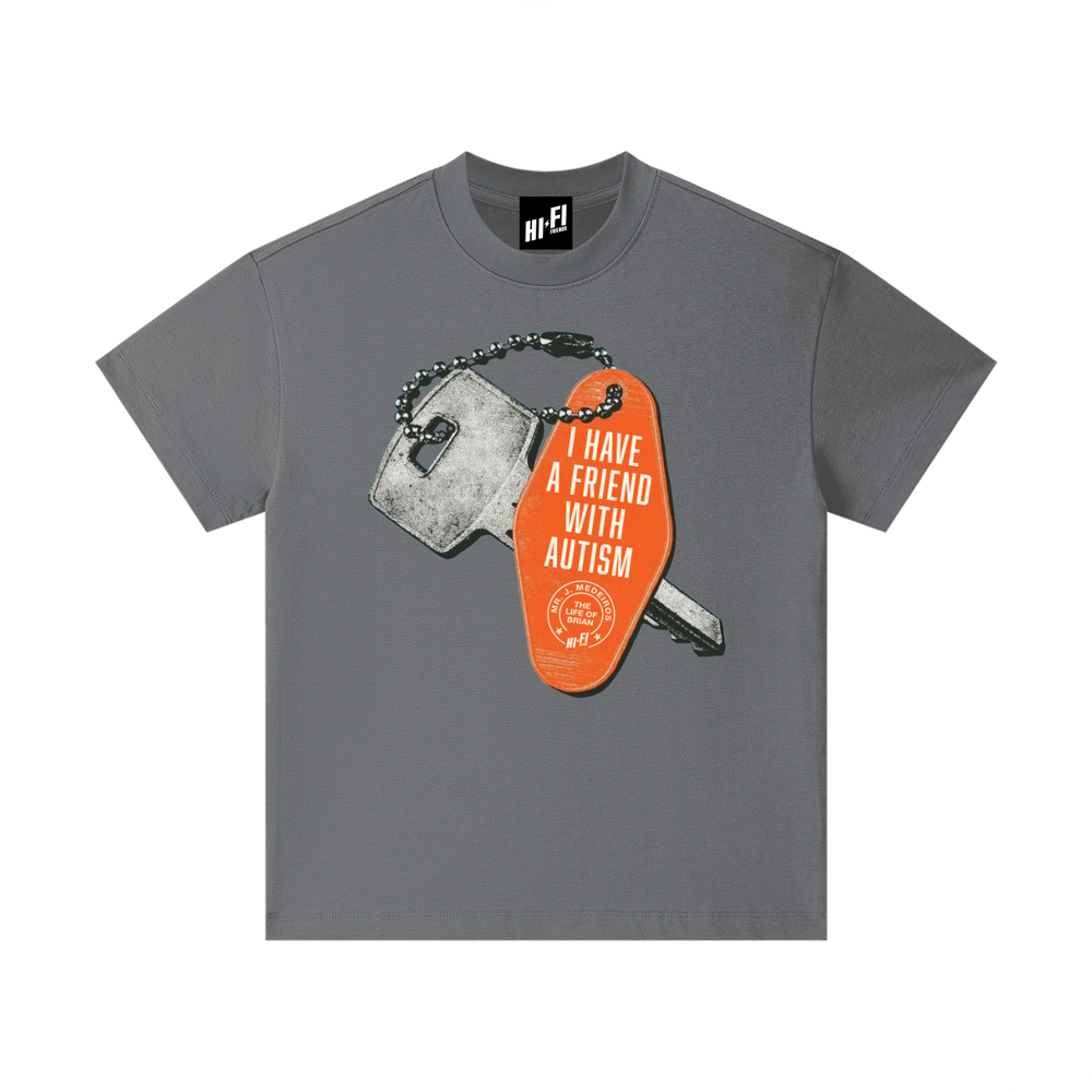 I have a friend with Autism Youth Tee — Carbon Gray