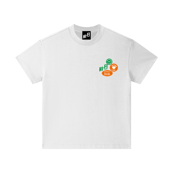 Fresh Friends design on a youth tee.