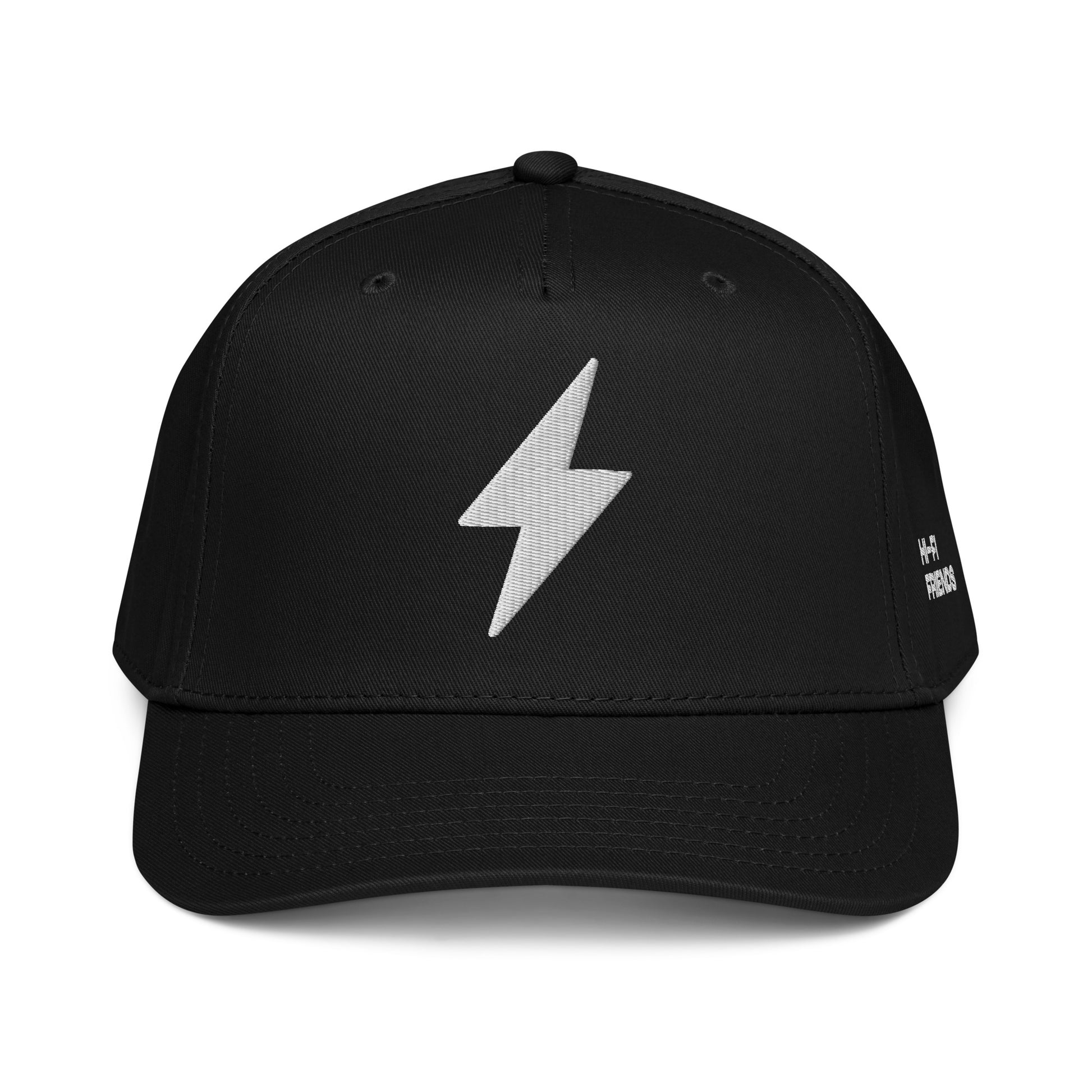 Full Voltage design embroidered on a high-profile, sensory-friendly snapback hat.