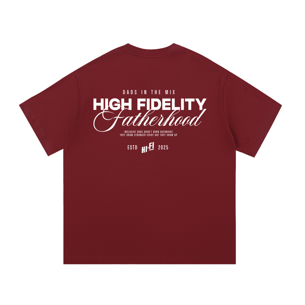 Dads In The Mix graphic tee in Hi-Fi Fathers inclusive apparel style.