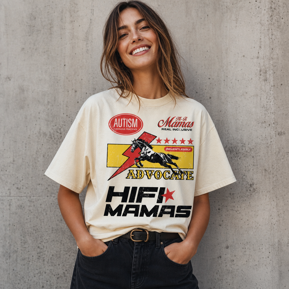 Hi-Fi Mamas: Racing Tee