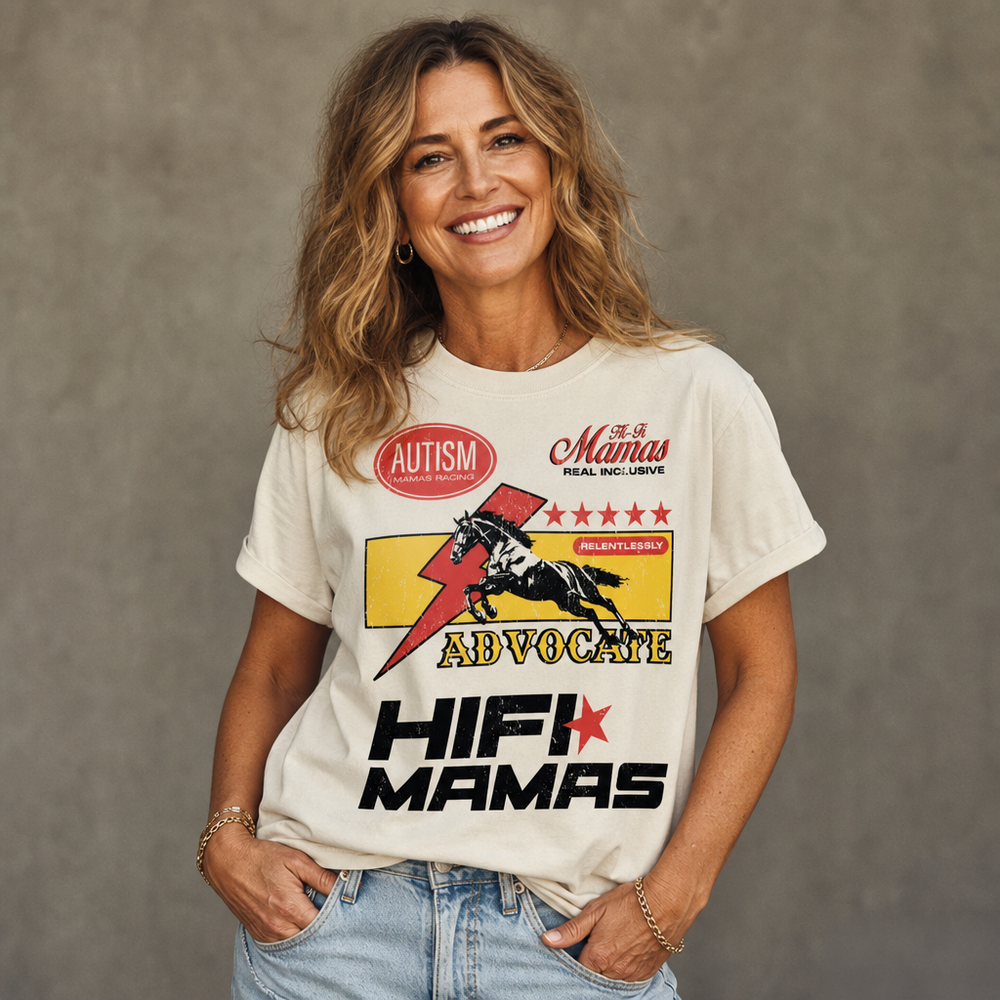Hi-Fi Mamas: Racing Tee