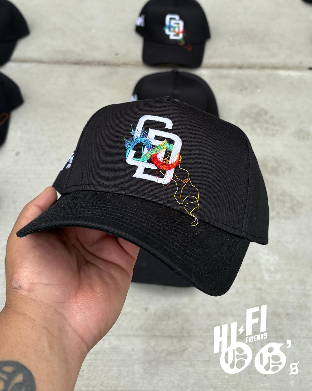 Real Friends SD // Hi-Fi X Original Goodstock San Diego Infinite A-Frame Snapback Hat