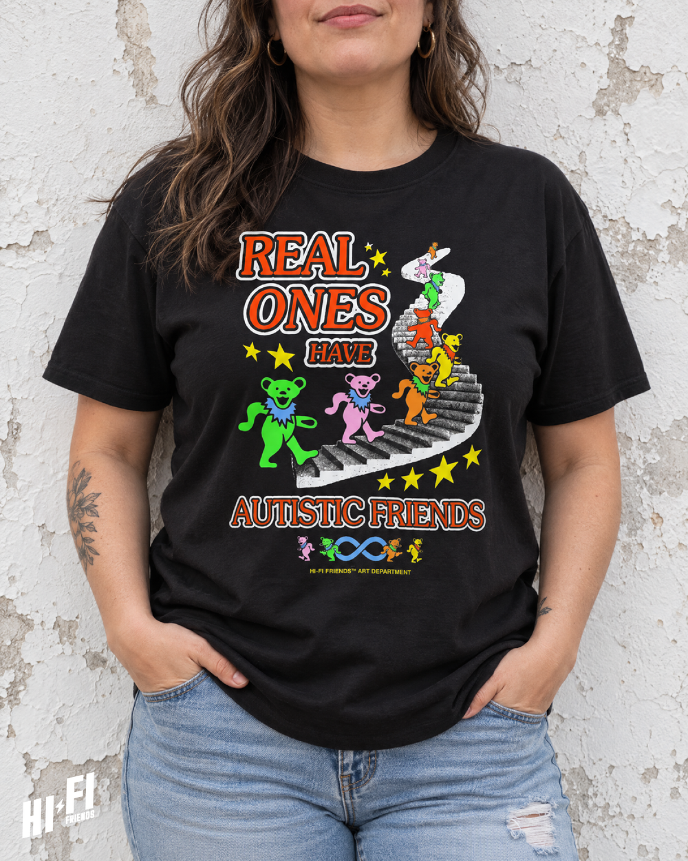Real Ones Have Autistic Friends Tee