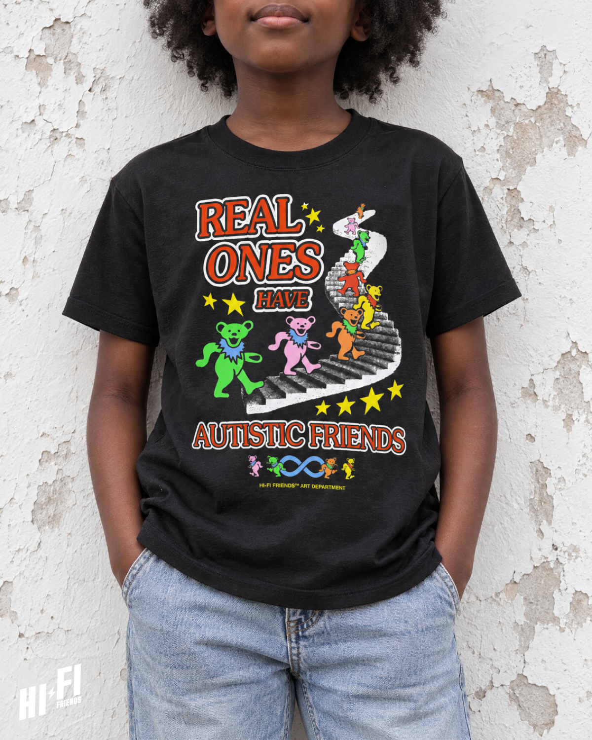Real Ones Have Autistic Friends Youth Tee