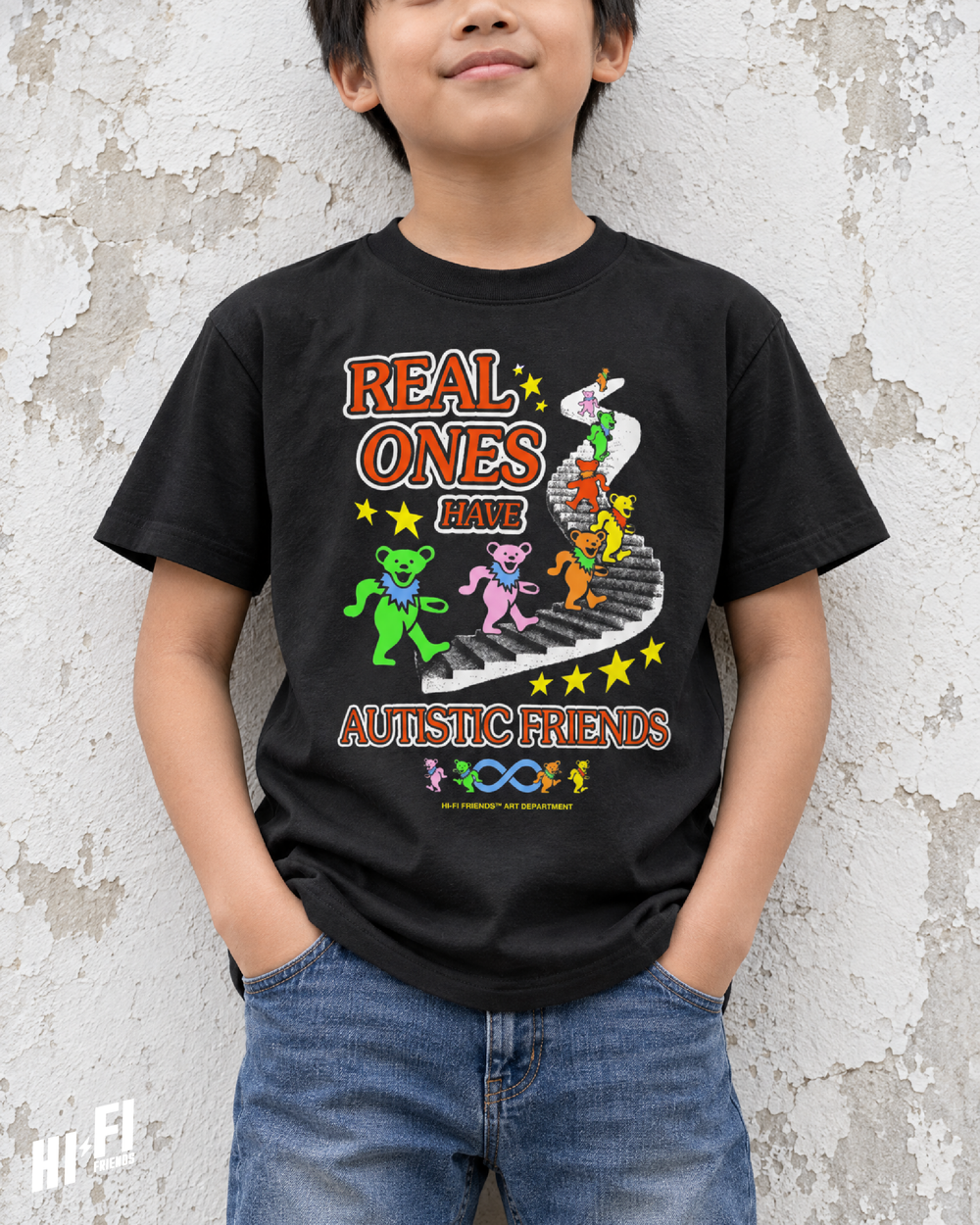 Real Ones Have Autistic Friends Youth Tee