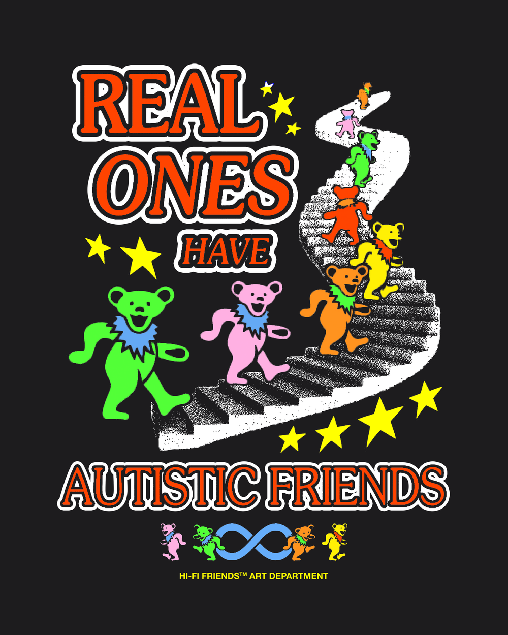 Real Ones Have Autistic Friends Youth Tee