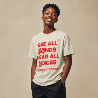 See All Minds. Hear All Voices. Youth Tee
